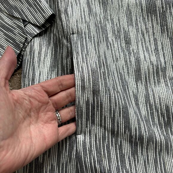 Chico's Light Gray Textured Blazer - Picture 7 of 11